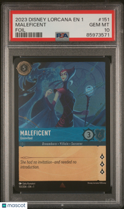 2023 Disney Lorcana EN 1-The First Chapter Maleficent Foil PSA 10 #151