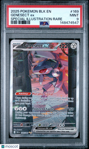 2025 Pokemon BLK EN-Black Bolt Genesect EX Special Illustration Rare PSA 9 #169