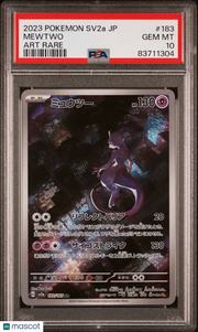 2023 Pokemon Japanese Sv2a-Pokemon 151 Mewtwo Japanese Art Rare PSA 10 #183