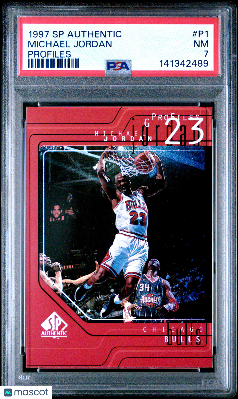 Michael Jordan 1997 SP Authentic Profiles #P1 PSA 7