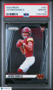 Jayden Daniels 2024 Panini Prizm #347 PSA 10