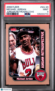 Michael Jordan 2008 Fleer Jordan Retrospective #MJ-20 PSA 9