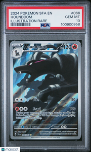2024 Pokemon Sfa EN-Shrouded Fable Houndoom Illustration Rare PSA 10 #066