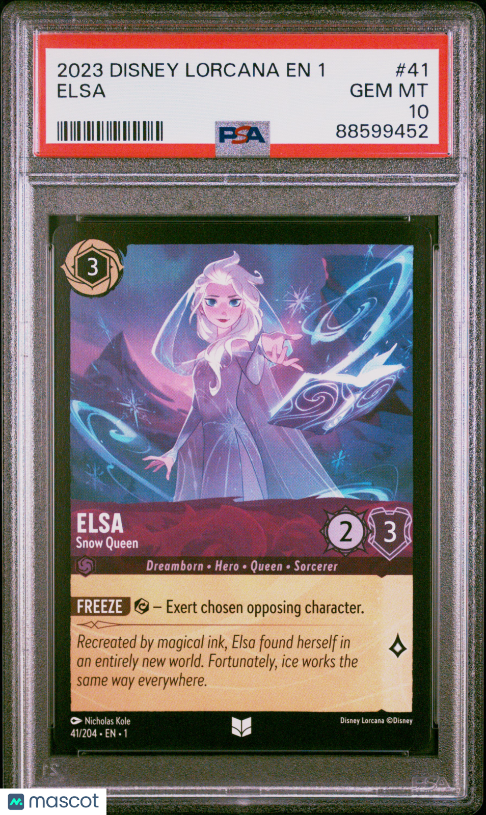 2023 Disney Lorcana EN 1-The First Chapter Elsa PSA 10 #41