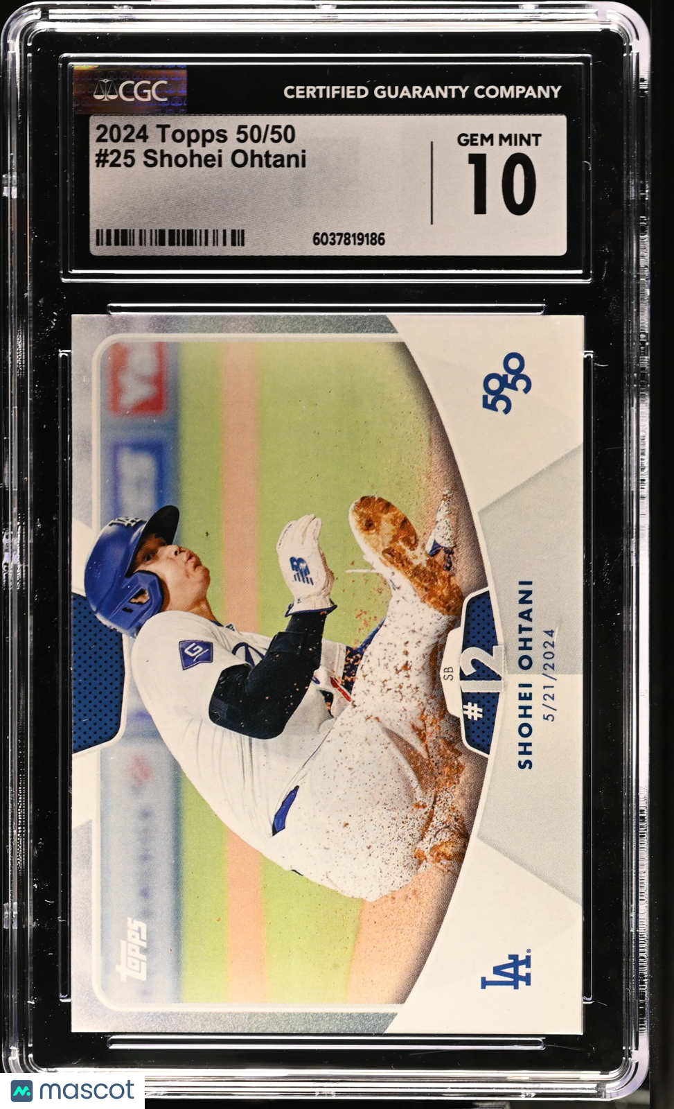 Shohei Ohtani 2024 Topps 50/50 #25 CGC 10