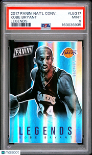 Kobe Bryant 2017 Panini National Convention Legends #LEG17 /299 PSA 9