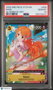 2026 One Piece Starter Deck St29-Egghead Nami Alternate Art PSA 10 #008