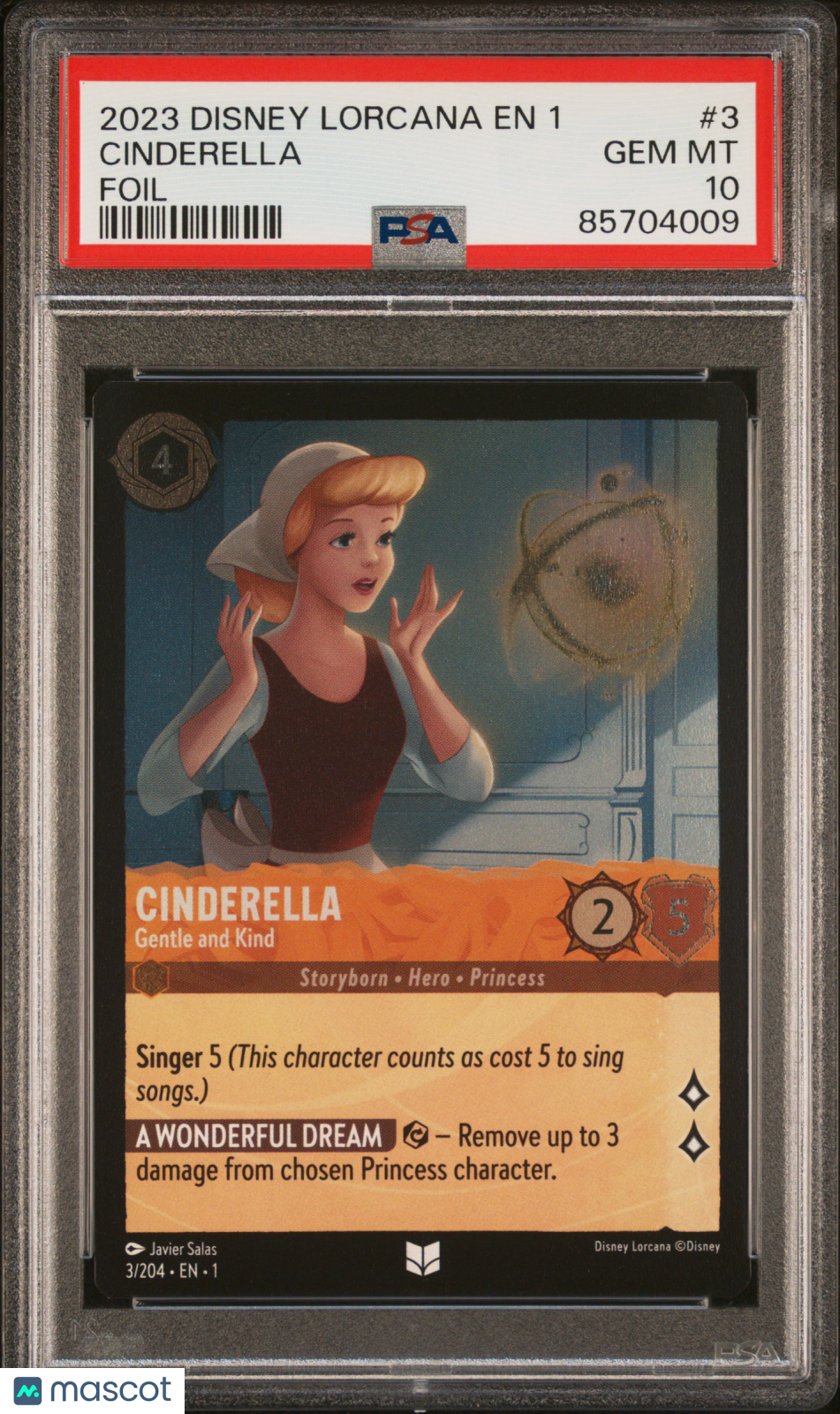 2023 Disney Lorcana EN 1-The First Chapter Cinderella Foil PSA 10 #3
