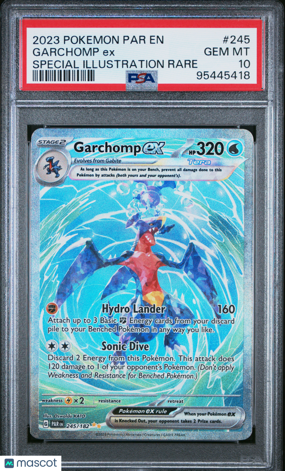 2023 Pokemon Par EN-Paradox Rift Garchomp EX Special Illustration Rare PSA 10 #245