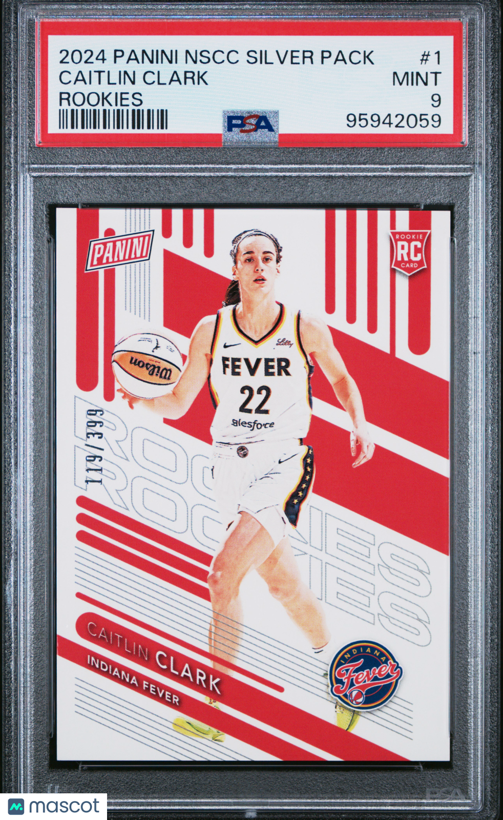 Caitlin Clark 2024 Panini National Sports Collectors Convention Rookies #1 PSA 9