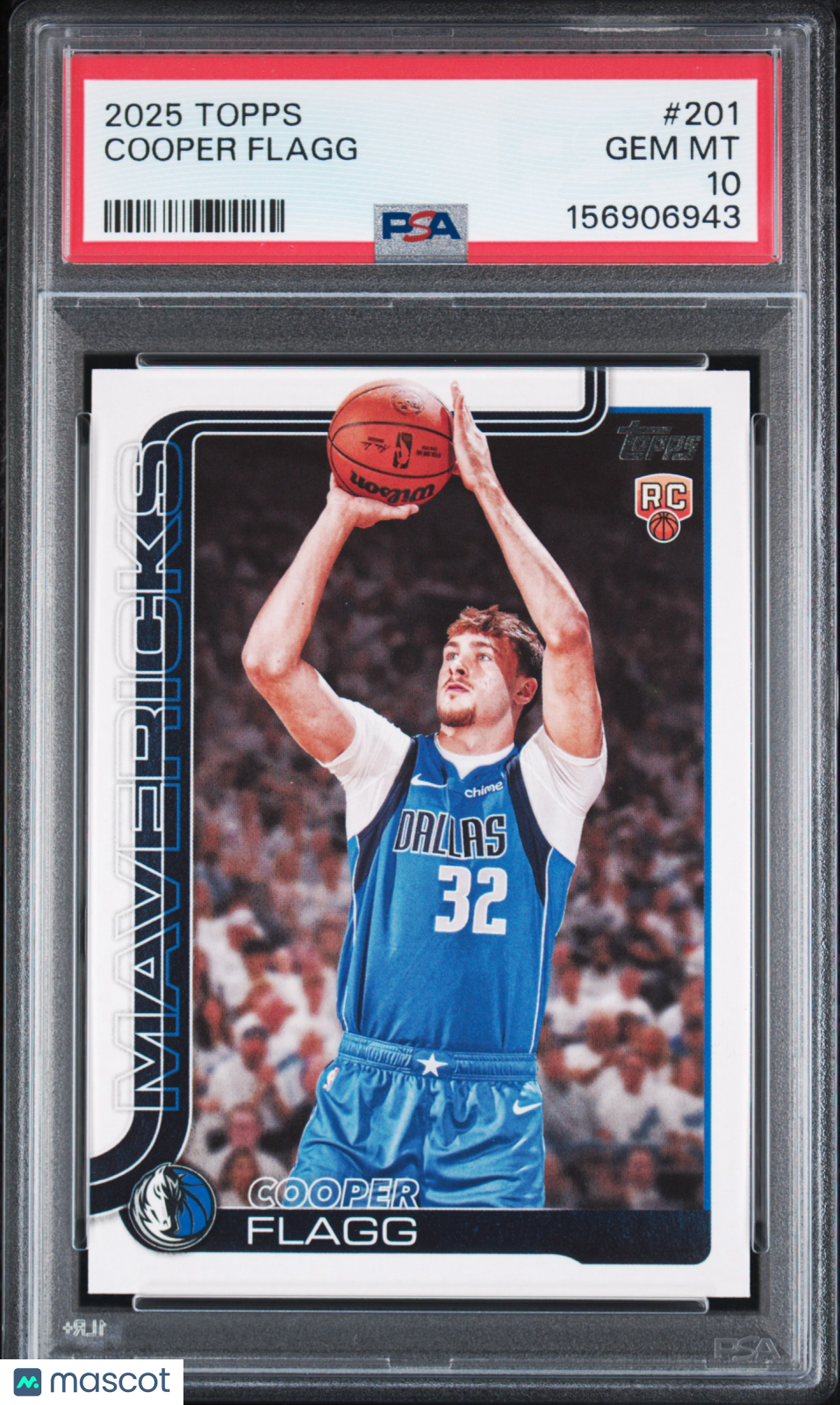Cooper Flagg 2025 Topps #201 PSA 10
