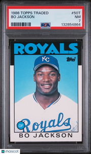 Bo Jackson 1986 Topps Traded #50T PSA 7