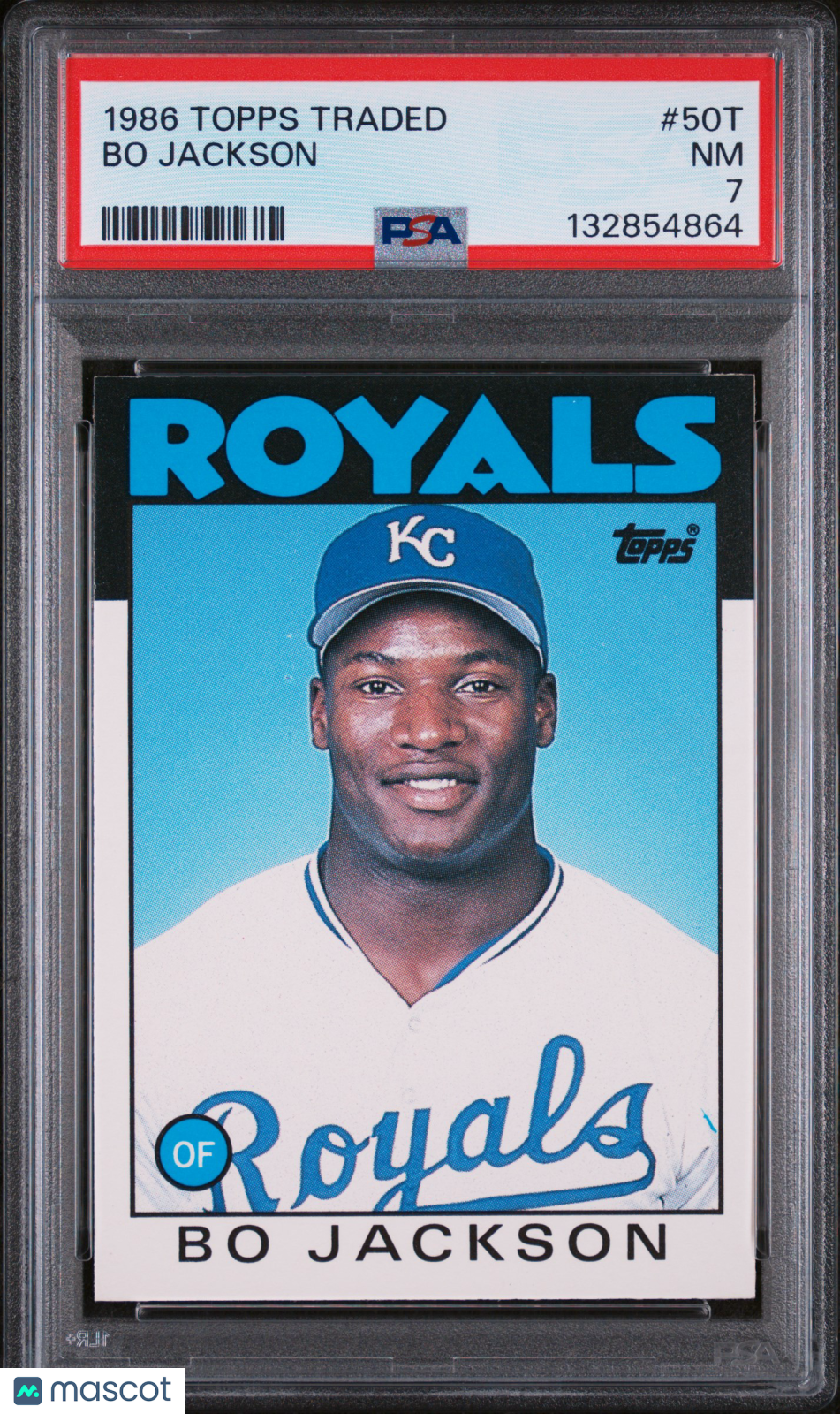 Bo Jackson 1986 Topps Traded #50T PSA 7
