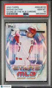 Shohei Ohtani 2023 Topps Stars Of MLB Chrome #SMLBC33 Series 2 PSA 10