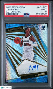 Ja Morant 2021 Panini Revolution Autographs #AG-JMT PSA 9
