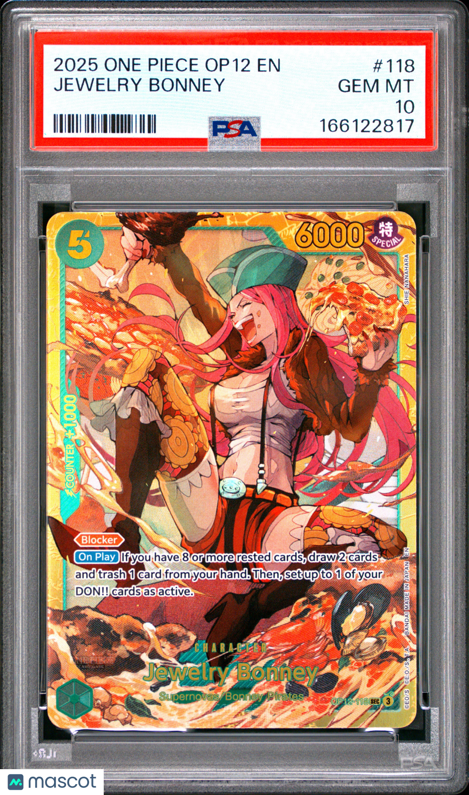 2025 One Piece Op12-Legacy Of The Master Jewelry Bonney PSA 10 #118