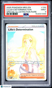2025 Pokemon Meg EN-Mega Evolution Lillie's Determination Special Illustration Rare PSA 9 #184