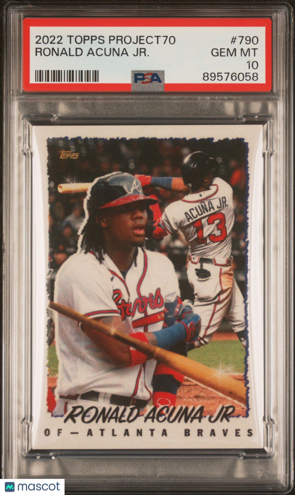 Ronald Acuna JR. 2022 Topps Project70 #790 PSA 10