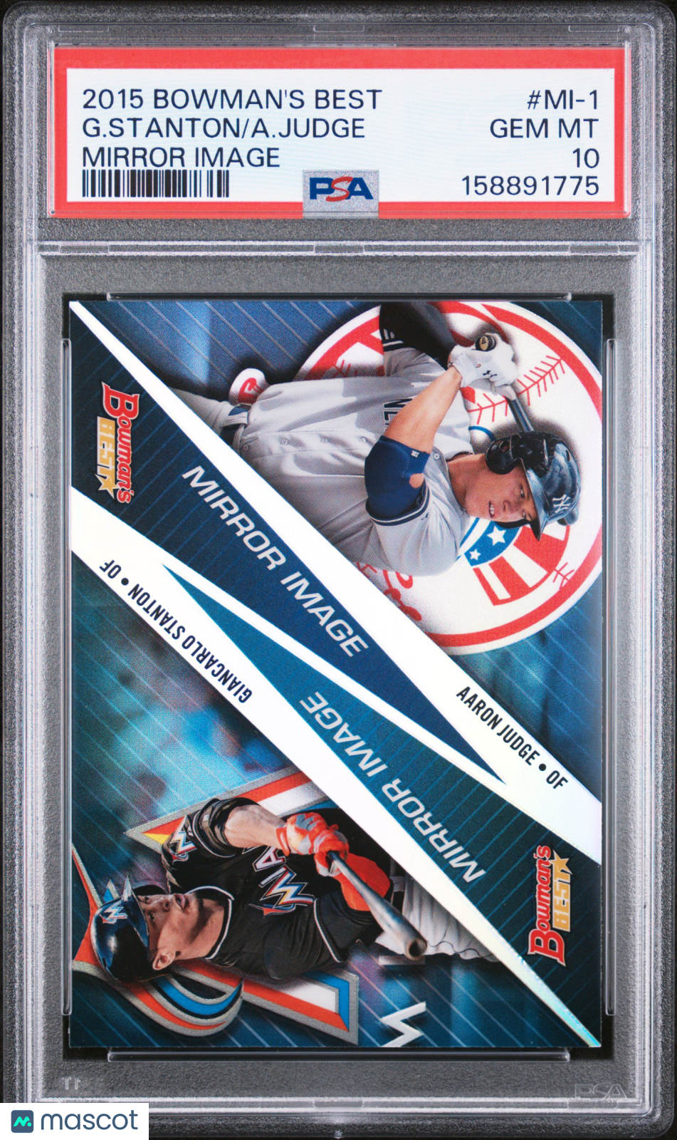 A. Judge G. Stanton 2015 Bowman's Best Mirror Image #MI-1 PSA 10