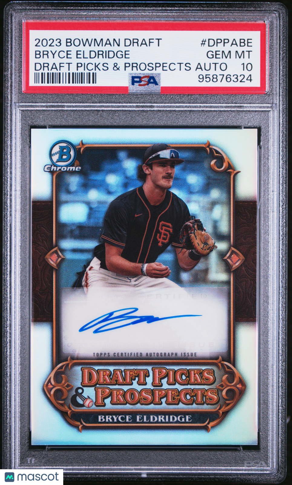 Bryce Eldridge 2023 Bowman Draft Picks & Prospects Auto /99 #DPPABE PSA 10 RC