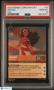 2023 Disney Lorcana EN 1-The First Chapter Moana Foil PSA 10 #14