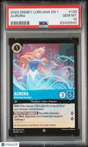 2023 Disney Lorcana EN 1-The First Chapter Aurora PSA 10 #139