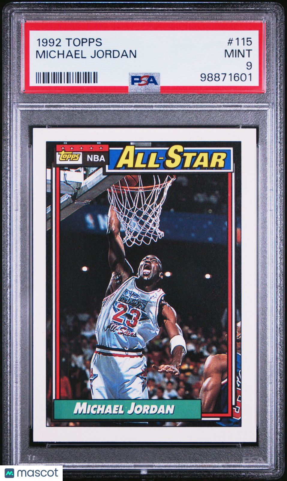 Michael Jordan 1992 Topps #115 PSA 9