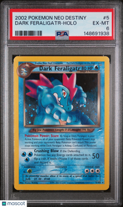 2002 Pokemon Neo Destiny Dark Feraligatr Holo PSA 6 #5