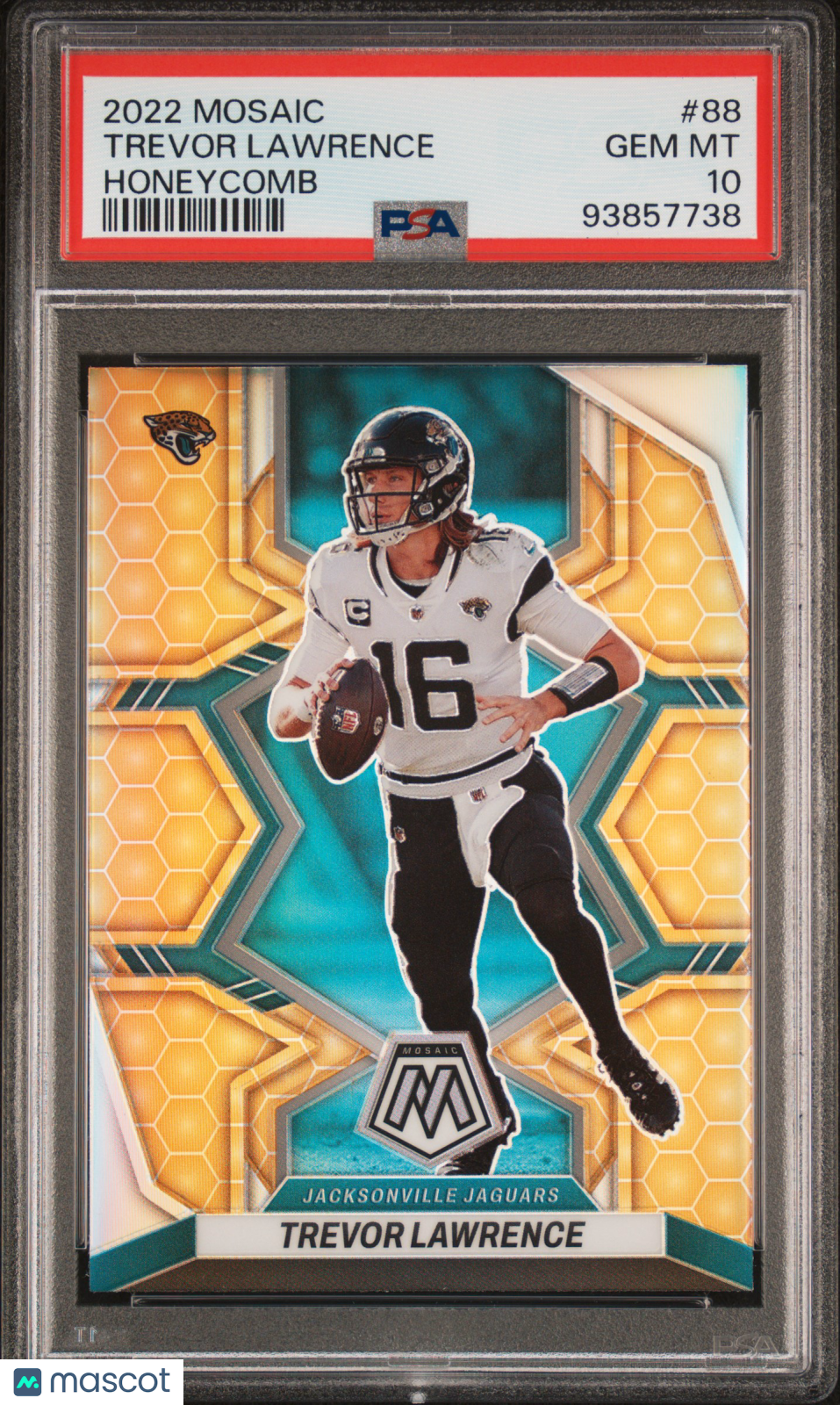 Trevor Lawrence 2022 Panini Mosaic #88 Honeycomb PSA 10