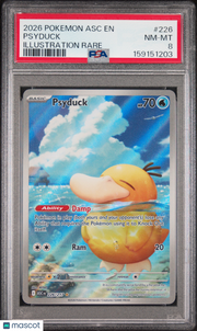 2026 Pokemon Asc EN-Ascended Heroes Psyduck Illustration Rare PSA 8 #226
