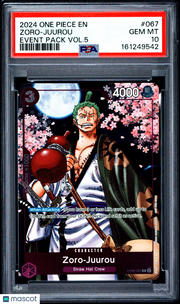 2024 One Piece Event Pack Vol.5 Zoro-Juurou PSA 10 #067