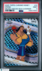 2025 Topps Chrome Disney Kronk #22 PSA 9