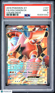2016 Pokemon Xy Steam Siege Volcanion EX Steam Siege Fa PSA 9 #107