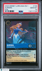 2023 Disney Lorcana EN 1-The First Chapter Aurora Foil PSA 10 #139