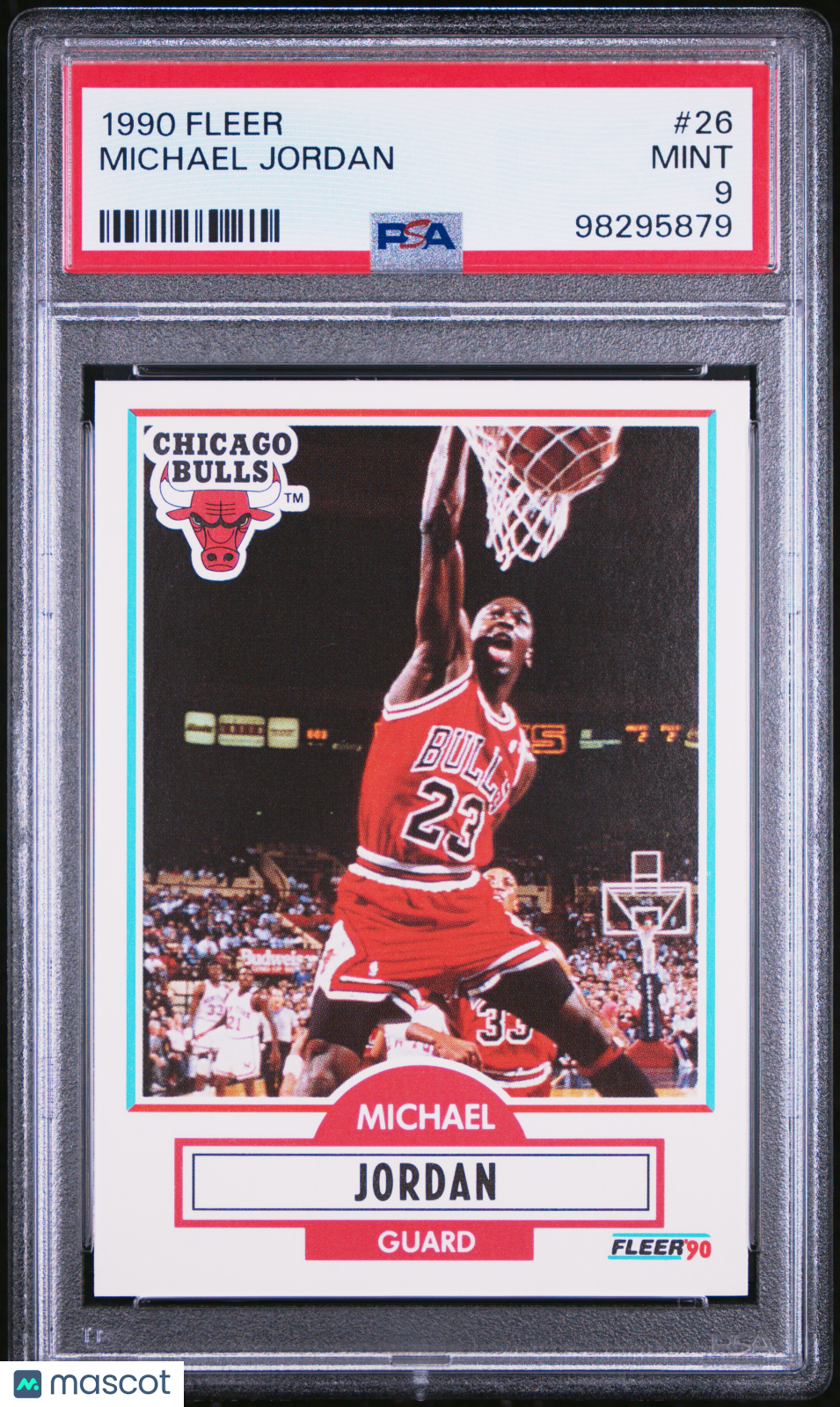 Michael Jordan 1990 Fleer #26 PSA 9