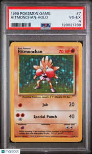 1999 Pokemon Game Hitmonchan Holo PSA 4 #7