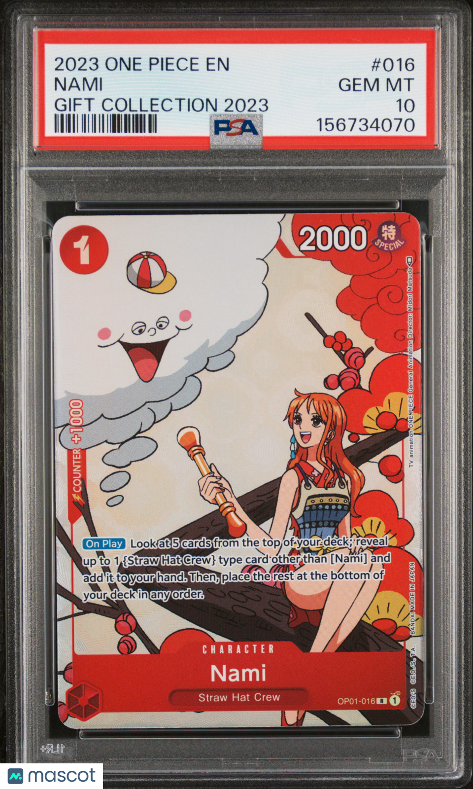 2023 One Piece Gift Collection 2023 Nami Gift Collection 2023 PSA 10 #016