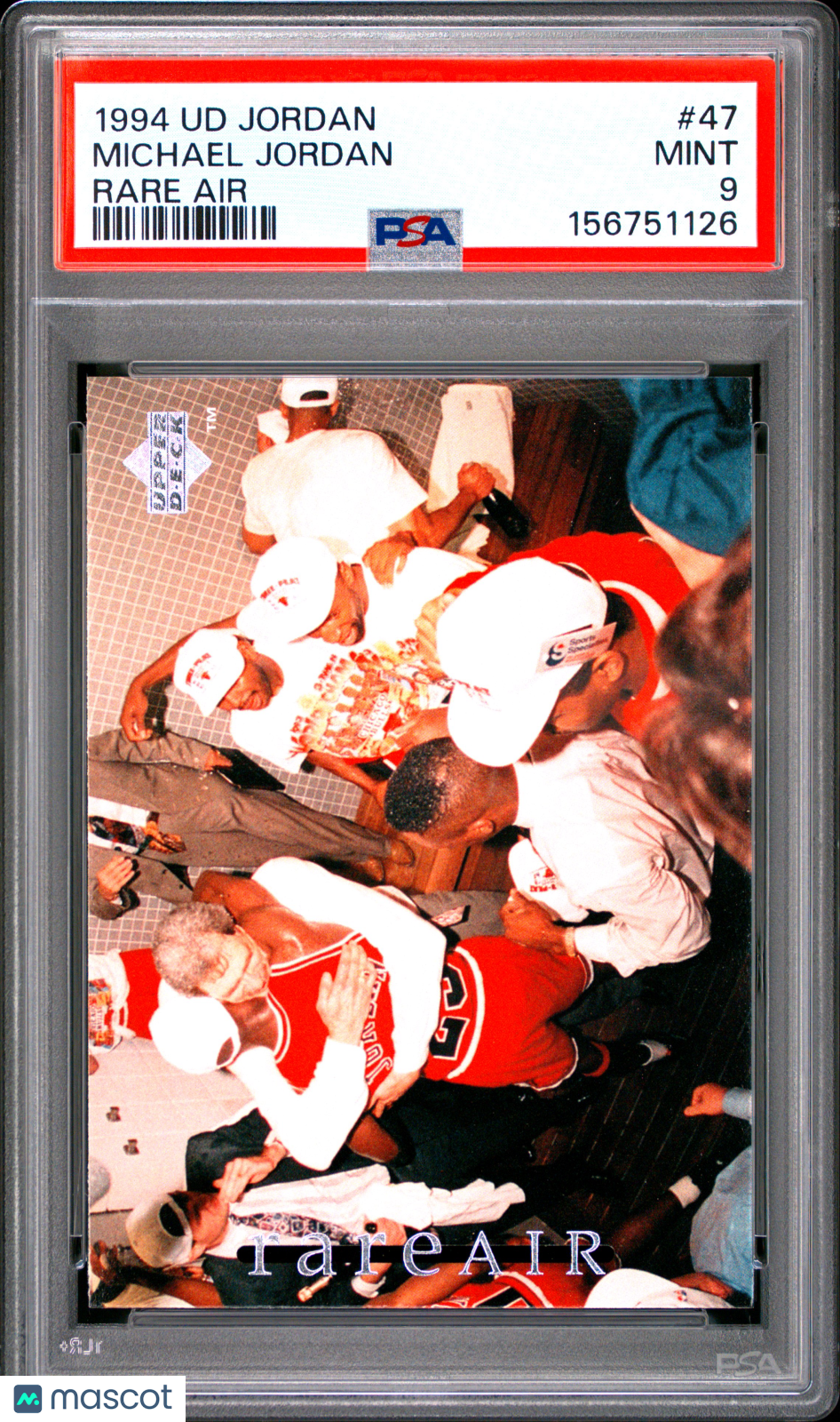 Michael Jordan 1994 Upper Deck MJ Rare Air #47 PSA 9