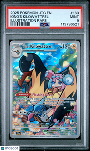 2025 Pokemon JTG EN-Journey Together Iono's Kilowattrel Illustration Rare PSA 9 #163