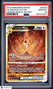 2023 Pokemon Sword And Shield Crown Zenith Arceus VSTAR Crown Zenith-Secret Fa PSA 10 #GG70