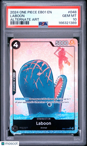 2024 One Piece Eb01-Extra Booster -Memorial Collection- Laboon Alternate Art PSA 10 #048