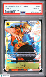 2026 One Piece Starter Deck St29-Egghead Sanji Alternate Art PSA 10 #004