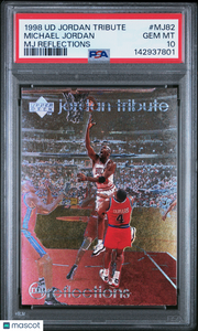 Michael Jordan 1998 Upper Deck Jordan Tribute #MJ82 MJ Reflections PSA 10