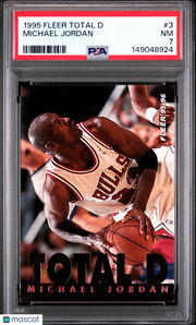 Michael Jordan 1995 Fleer Total D #3 PSA 7