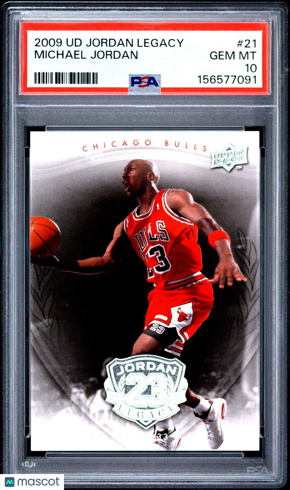 Michael Jordan 2009 Upper Deck Jordan Legacy #21 PSA 10