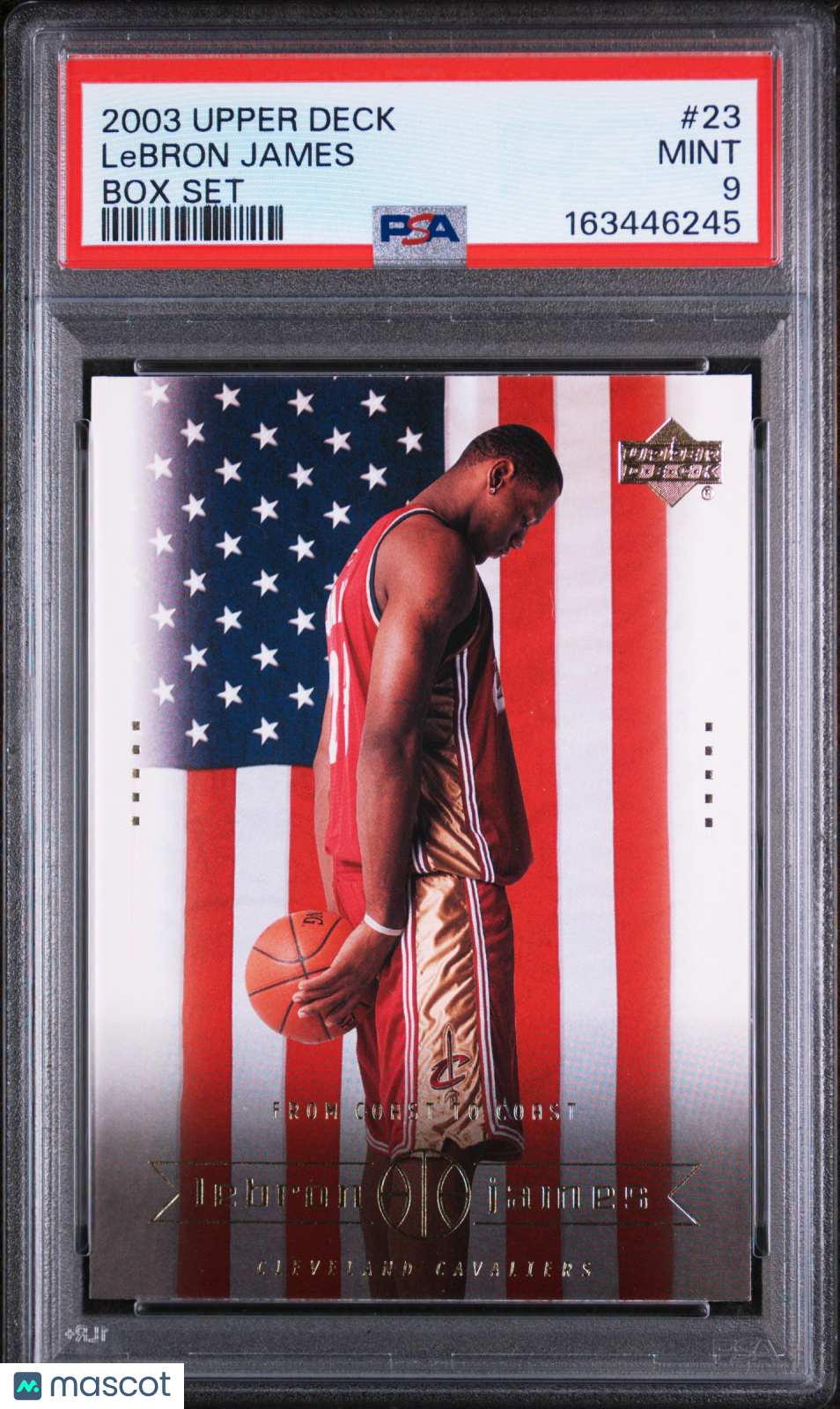LeBron James 2003 Upper Deck LeBron James Box Set #23 PSA 9