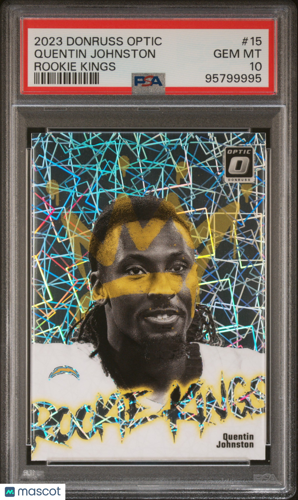 Quentin Johnston 2023 Panini Donruss Optic Rookie Kings #15 PSA 10