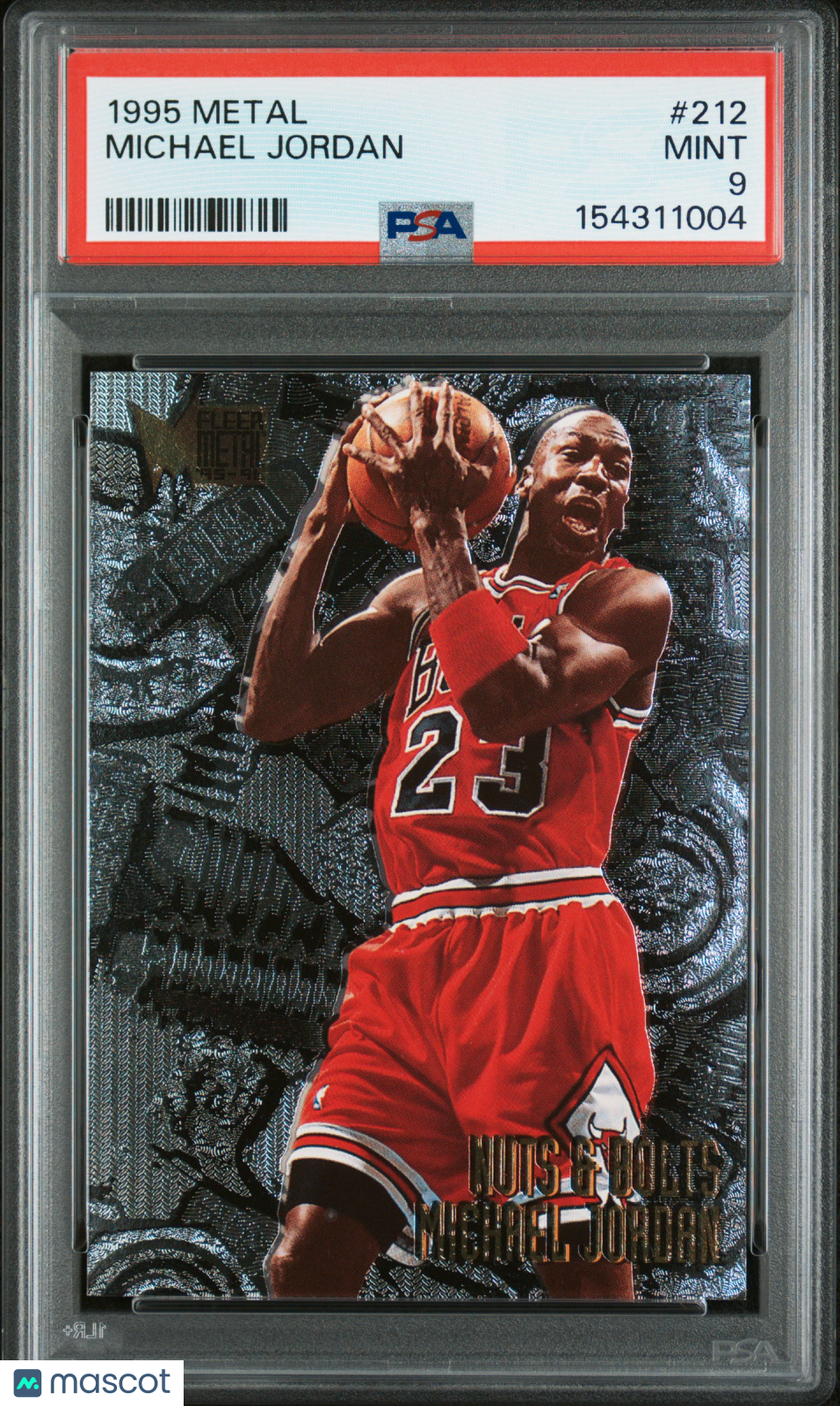 Michael Jordan 1995 Metal #212 PSA 9