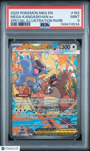 2025 Pokemon Meg EN-Mega Evolution Mega Kangaskhan EX Special Illustration Rare PSA 9 #182