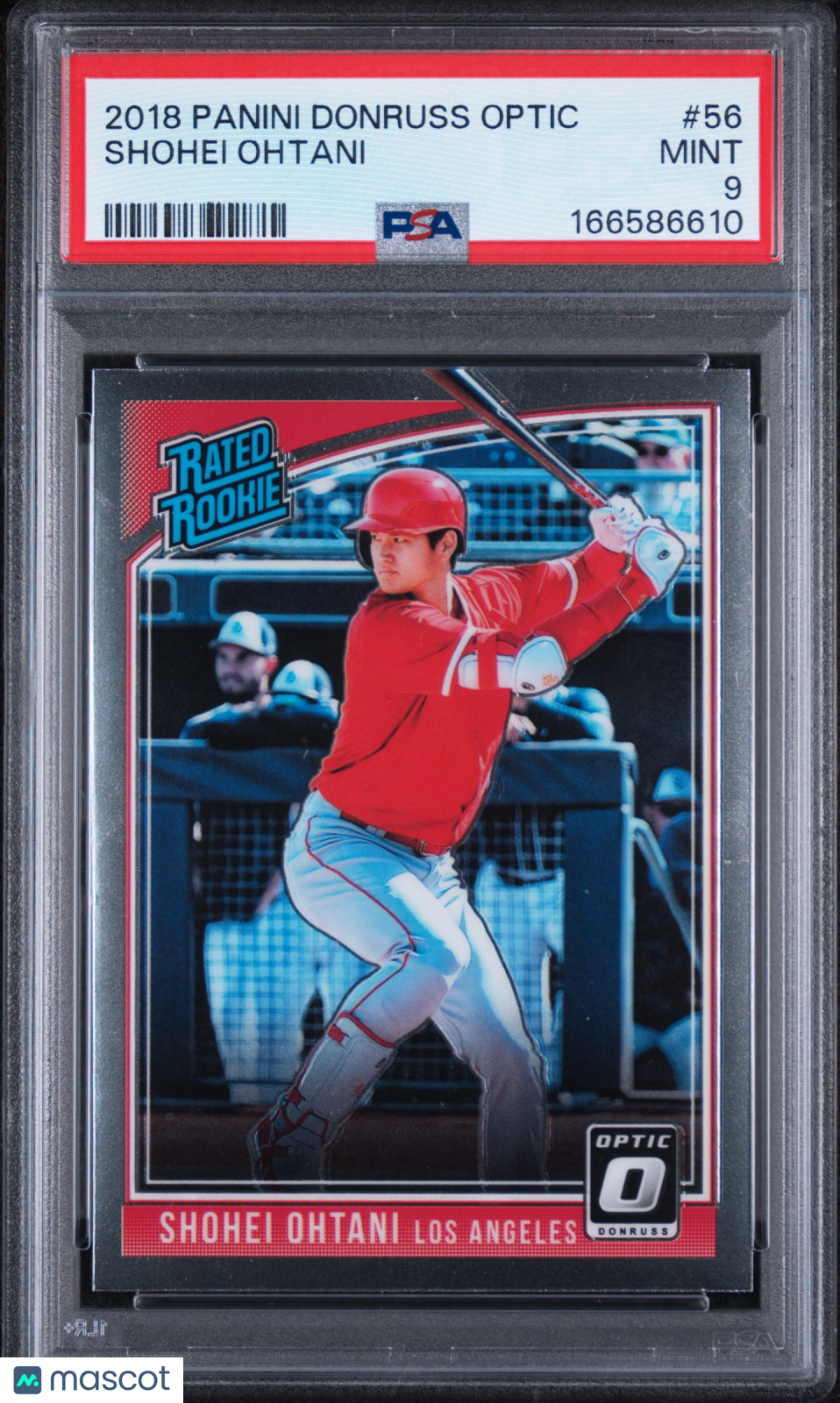Shohei Ohtani 2018 Panini Donruss Optic #56 PSA 9